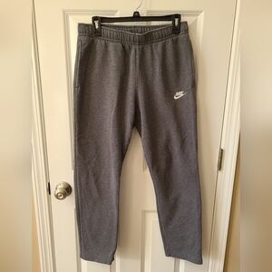 Nike M Men's Heather Grey Sweatpants Straight Leg